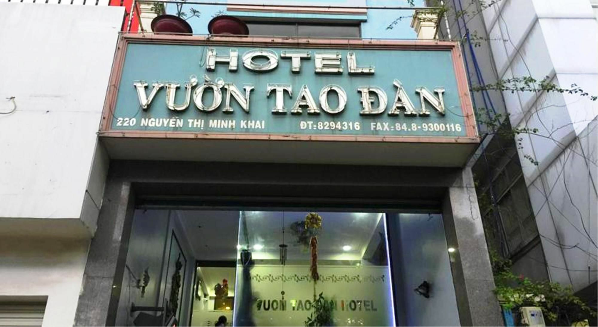 Vuon Tao Dan Hotel Ho Chi Minh-Byen Eksteriør billede